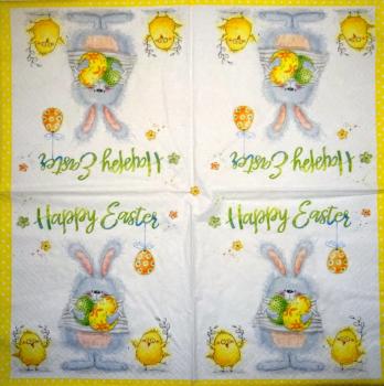 184 Rabbits:  unnatürlich - 3-ply - 35x35 cm